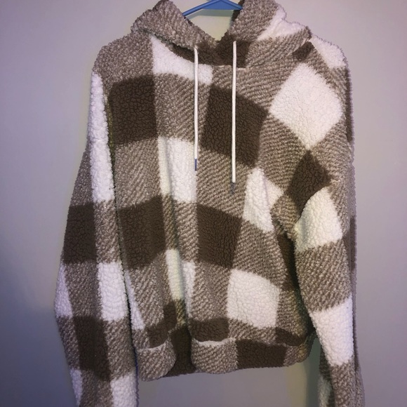 Shein checkered hoodie - Picture 2 of 9